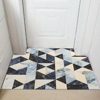 Tapis de sol moderne en polyester tie-dye, grande taille, moelleux, antidérapant, de haute qualité, pour hôtel et salon (vente en gros)