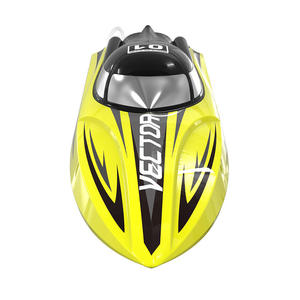 Bateau RC haute vitesse 2,4 GHz, 15 km/h, mini bateau de course électrique, bateau télécommandé étanche avec lumières LED, jouet pour enfants - Product Image 5