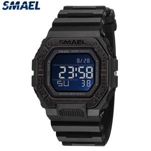 Montre-bracelet numérique pour homme SMAEL 8059 avec écran LCD, grand écran, étanche 3 ATM - Product Image 6