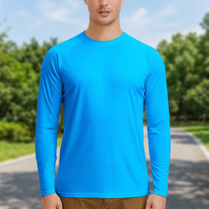 Rashguard BJJ MMA pour homme, manches longues, compression, UPF50+, imperméable, respirant, séchage rapide, spandex anti-déchirure pour grappling sans kimono - Product Image 3