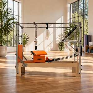 Machine de Pilates et Yoga Professionnelle 3-en-1 en Bois d'Érable : Cadillac, Reformer et Tour Complète Ajustable pour Studio de Pilates - Product Image 1