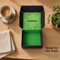 Boîte en papier de luxe écologique avec logo personnalisé, emballage cadeau, carton pliable pour thé, café, poudre de matcha