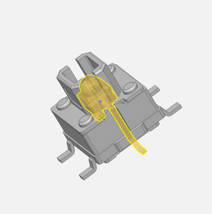 Fabrikverkauf SMD RGB Dreifarbiger Takt-Schalter 6x7 7x7 LED Beleuchteter Druckknopfschalter RGB LED-Taste Kleiner SMD-Schalter - Product Image 6