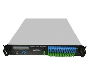 ZIKUN High Power EDFA-16P สำหรับ FTTH/FTTB 1550 DWDM CATV เครื่องขยายสัญญาณไฟเบอร์ออปติก 16 พอร์ต พร้อมหัวต่อ SC APC แบบ WDM - Product Image 1