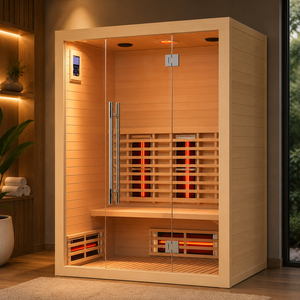 HG Custom 2 Person Indoor Infrared Dry Room with Spot Heating <b>LED</b> <b>Light</b> and Oxygen <b>Bar</b> for Home Use - Product Image 2
