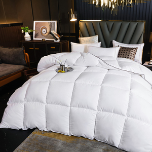 Piumone in piuma d'<span class=keywords><strong>oca</strong></span> <span class=keywords><strong>bianca</strong></span> collezione di Hotel di lusso 800 riempire piumino trapuntato - Product Image 2