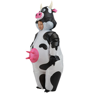 Christmas Blow-up <strong>Costume</strong> Animal <strong>Themed</strong> Party Cow <strong>Costume</strong> Full Body 3D Air Blow-up Deluxe Set Adults Inflatable <strong>Costume</strong> - Product Image 4
