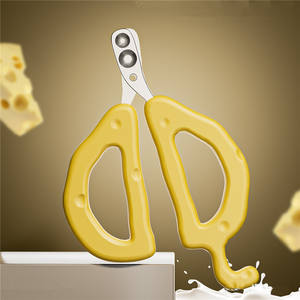 <span class=keywords><strong>Fromage</strong></span> chat coupe-ongles pour animaux de compagnie avec Double trou chats coupe-ongles griffe soin produit de toilettage pour animaux de compagnie chiot chat coupe-ongles - Product Image 1