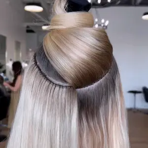 Prix de gros Nouveau meilleure qualité Produit de cheveux bruts à cuticule alignée Genius Weft Extensions de cheveux