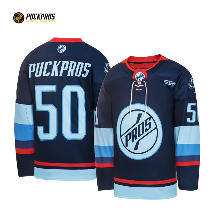 2024 maglia di hockey su ghiaccio su misura del ricamo all'ingrosso 100% maglia di poliestere hockey viene utilizzato per la concorrenza