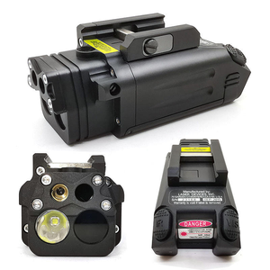 Linterna Táctica Recargable IP68 <span class=keywords><strong>de</strong></span> Aleación <span class=keywords><strong>de</strong></span> Aluminio con Doble Luz LED, Láser IR y Mira <span class=keywords><strong>de</strong></span> Punto Rojo para Caza - Product Image 3