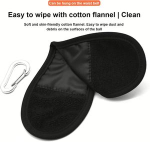 Petite serviette de golf absorbante à séchage rapide avec clip pour la salle de sport, le tennis, le baseball et la plage - Product Image 5