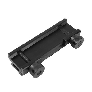 Matte Black 8-Slot CNC Machined Aluminum Alloy Riser Mount for Hunting Shooting and Outdoor Tactical Sports Activities - Product Image 4