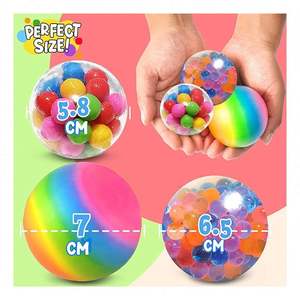 Premium Luxury Watermelon Color Sensory Cube Anti-Anxiety Slow Rise Squishy <b>Ball</b> Maltose Planet <b>Squeeze</b> Toy for Adults - Product Image 4