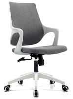 Tissus en maille modernes de couleur blanche pour chaises mi-dos chaise de bureau en maille chaise de bureau pivotante en maille