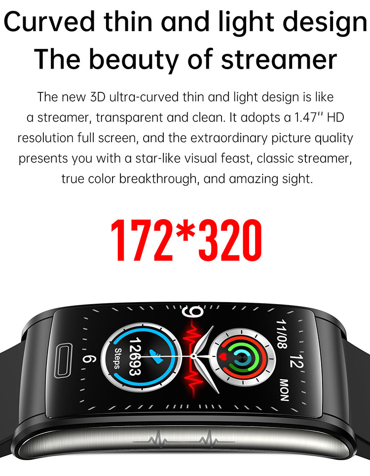 Health smart watch digital blood pressure display smart watch band heart rate monitor watch