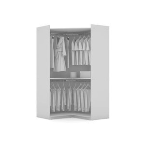 <span class=keywords><strong>Muebles</strong></span> de Dormitorio de Diseño Nuevo con Apariencia Encantadora, Armario de Esquina Abierto Ultramoderno con 2 Armarios de Esquina - Product Image 3