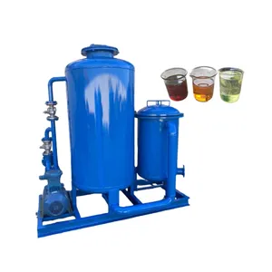 high speed low investment waste oil filtration diesel refining machine