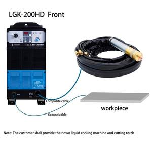 Découpeur plasma Huayuan LGK-200HD 120A/200A, source d'alimentation IGBT haute définition et précision - Économique pour la fabrication des métaux - Product Image 2