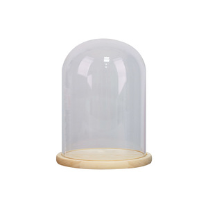 Cúpula de <span class=keywords><strong>Cristal</strong></span> con Base de Madera y Luces LED, Cúpula de <span class=keywords><strong>Cristal</strong></span> Decorativa para <span class=keywords><strong>Flores</strong></span> al por Mayor - Product Image 5