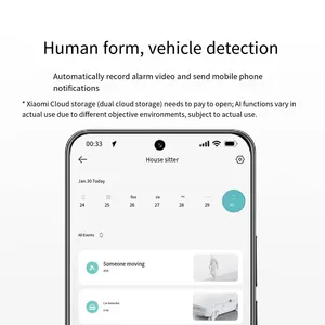 Kép 4MP Wifi6 Ngoài Trời Mijia Thông Minh Máy Ảnh Cw500 Phiên Bản Kép PTZ Đầy Đủ Màu Sắc Đêm Cho Xiaomi Ứng Dụng Điều Khiển - Product Image 6