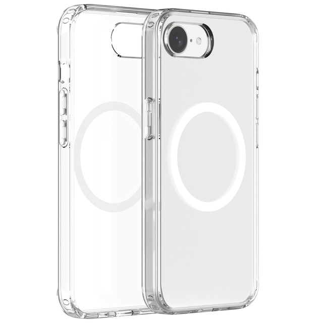 2024 New Arrival Wireless Charger Shell Magnetic Phone Case for iPhone SE 4 16 15 Pro Max Shockproof Protective Case