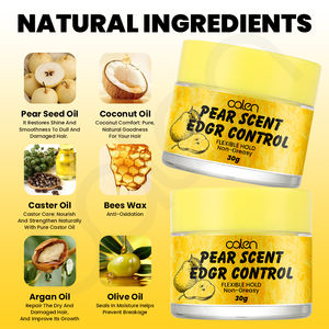 Luxfume 30ml Unisex Edge Control Haircare Organic Hair Enhancing Shine Hidratante Impermeable para cabello africano - Product Image 2