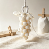 Savon suspendu Macaron Cristal Raisin, Boîte cadeau personnalisée, Souvenir de fête d'anniversaire, Vente en gros