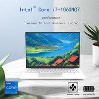 Laptop Aziendale Intel Core I7-1060NG7, 16.1 Pollici, Sottile e Portatile, Nuovo Windows 11, Alte Prestazioni, DDR 16/32GB, SSD 1TB, per Gaming