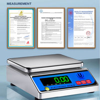 Balance de haute précision 500g 0.001g avec écran LED, batterie au lithium, calibration externe, matériau plastique ABS, balance multifonctionnelle