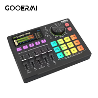 YF800 Live-Streaming-Soundkarte Audio-Interface mit 48V Phantomspeisung OTG-Verbindung für Mobiltelefon Computer Rundfunk Aufnahme