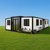 Maison conteneur extensible en gros d'usine, étanche, résistante au vent, pliable, pour habitation familiale, abri temporaire, hôtel