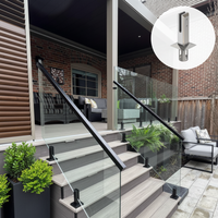 Aleader Duplex 2205 316 Edelstahl Quadratischer Kernbohrer Glas-Spigot für Rahmenlose Pool-Zäune, Terrassen-Balustraden und Geländer