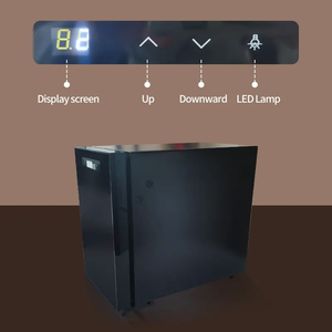 VANACE Bulk Price <b>Portable</b> 10L 18L Countertop Glass Door <b>Mini</b> Cooling Best Milk <b>Fridge</b> Manufacturer for Coffee Machine - Product Image 5