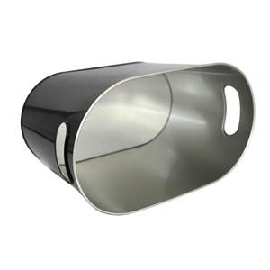 دلو ثلج بيضاوي مجلفن سعة 10 لترات، للمطاعم الخارجية، برميل بيرة حديدي - Product Image 6