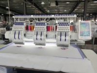 Machine à broder stable à grande vitesse pour la création de logos sur vêtements, machine à broder informatisée