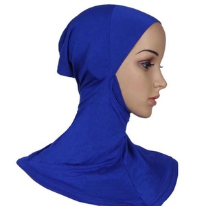 Modai-turbante instantáneo para mujer, de algodón suave <span class=keywords><strong>Hijab</strong></span>, liso, musulmán, de Color sólido, ropa interior para la cabeza - Product Image 6