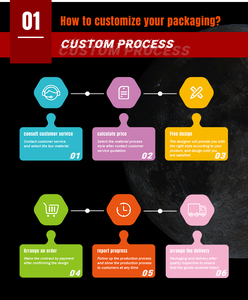 Caja magnética plegable plana de papel Kraft reciclable de lujo, embalaje para dulces, aperitivos, champiñones, barra de Chocolate, impresión personalizada - Product Image 6