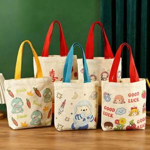 Hot Sales Gift Canvas Tote <b>Bag</b> with Custom Logo Printed for Company Events <b>Festival</b> Party Events Supermarket Use Cotton Tote <b>Bag</b> - Product Image 2