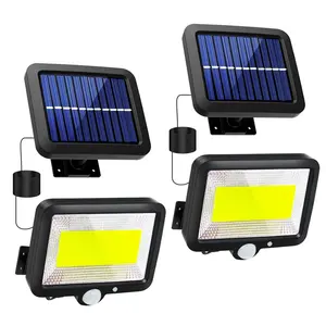 Lámpara Solar para Exteriores con Sensor de Movimiento, Resistente al Agua, COB LED, 3 Modos, Cable de 5 Metros, Lámpara de Seguridad Solar para Jardín, Patio y Garaje - Product Image 2