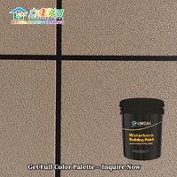 Peinture granitique Limeijia pour murs extérieurs, revêtement anti-sable, écologique, imperméable et respirant pour la décoration d'hôtels