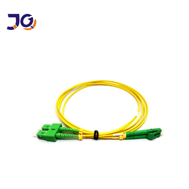 SC APC to LC APC Patch Cord Simplex Duplex G652D PVC 3.0mm 10m Fiber Optic Cable