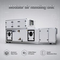 Unidad de Tratamiento de Aire Industrial (UTA), Suministro Directo de Fábrica, 1000-40000CMH, Marco de Aluminio, Panel de Aislamiento de PU