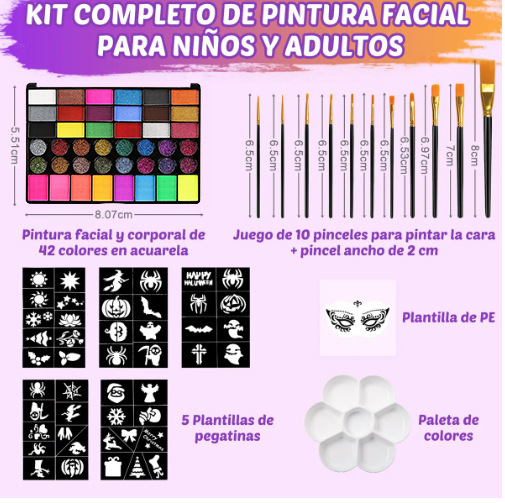 Ensemble de 42 couleurs style m