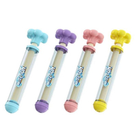 Pistolet à eau pulvérisateur de feux d'artifice avec lanceur de style seringue, jouet aquatique à fontaine multi-trous pour jeux d'eau d'été en extérieur, personnalisable