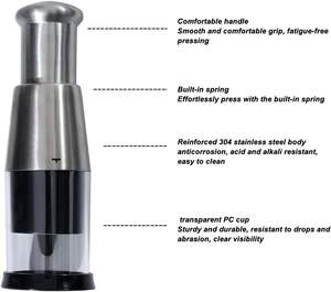 Garlic Press Chopper Crusher <b>Grinder</b> Cracker for Sale - Product Image 3