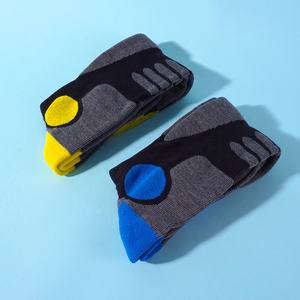 Absorption d'humidité chaud tricoté hiver laine mérinos drôle sport <span class=keywords><strong>Ski</strong></span> Snowboard sur le genou chaussettes hautes en gros - Product Image 6