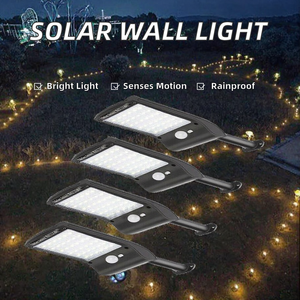 Applique Murale Solaire Étanche IP65 avec Détecteur de Mouvement, Haute Luminosité, 36 LED Blanc Chaud, Garantie 3 Ans pour Jardin, Patio, Rues - Product Image 2