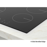 Table de cuisson à induction encastrable 60 cm, 4 brûleurs, 7200 W, haute puissance, plaque chauffante électrique, commande tactile intelligente, usage domestique, certificat CE CB