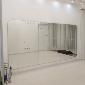 Miroirs muraux de grande taille pour studio de danse <span class=keywords><strong>Miroir</strong></span> argenté sans <span class=keywords><strong>cuivre</strong></span> <span class=keywords><strong>Miroir</strong></span> en verre GYM avec lumière rétroéclairée - Product Image 3